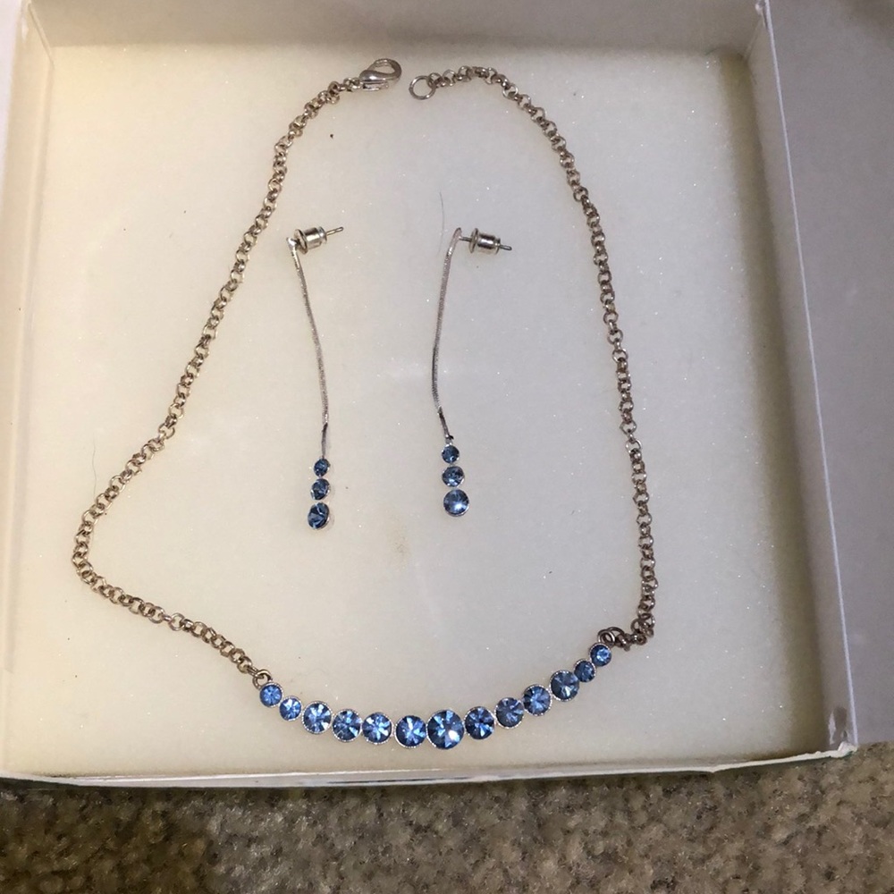 Necklace and matching earrings